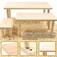 thumbnail image 3 of AGIUFGS Wooden Hamster Platform in 3 Sizes, Festive Holiday Designs, for Home Use, 3 of 10