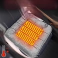 thumbnail image 6 of Yokan Graphene Car Heating Cushion, 12V USB Powered Heated Seat Cushion, Adjustable Temperature for Winter Comfort, Breathable Mesh Material, Massage Function for Long Drives, 6 of 9