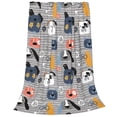 thumbnail image 2 of Fotbe Dog Manta de Franela Acolchonada con Estampado, Súper Suave y Esponjosa, Extra Grande para Sofá, Cama, Uso Todo el Año-80"x60", 2 of 7