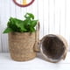 thumbnail image 1 of Cesta de flores de ratán de paja, cesta tejida creativa para el hogar, decoración para el balcón, sala de estar, maceta con plantas verdes, 1 of 5