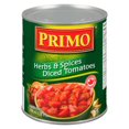 thumbnail image 1 of Primo Tomates En dés Herbes et Épices, 1 of 7