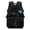 Black Horse and Butterfly Pattern, variant on Lightweight Bookbag for School Travel, Polyester Waterproof School Backpack, Horse Racing Pattern