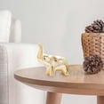 thumbnail image 6 of BNNG Ceramic Animal Figurines Ornaments, Elephant Statues Home Decor Small Decorative Accents For Shelves Livingroom Bedroom And Office Gold Home Decor Sculptures and Statues Handmade Artware Gifts, 6 of 6