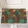 thumbnail image 2 of Bohemian Brown Geometry (6) Door Mat 30 X 17 Inch Welcome Doormat Indoor Outdoor Entrance Floor Mat Non Slip Spring Summer Decor Rubber Mats, 2 of 6