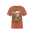 thumbnail image 1 of Diconna T-Shirts à Manches Courtes pour Femmes, Imprimé Skull Guitare, Col Rond, Chemises Décontractées d'Été, Mode, Hauts Ajustés, Mode Urbaine, 1 of 9