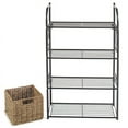 Seagrass Basket Bath Storage Collection Linen Shelving