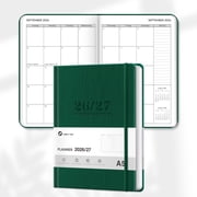 Lonely Oak 2026-2027 Academic Monthly Planner 5.75" x 8.4", 13 Month Teacher Agenda July 2026-July 2027 for School & Work(Green)