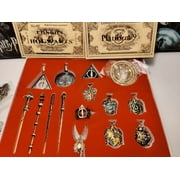 Gen Harry Potter 15 wand Magical wands ring necklace decorate +2 Tickets 2ND