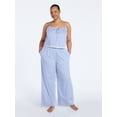 thumbnail image 2 of Joyspun Women's Poplin Sleep Pants, 31'' Inseam, Sizes XS-3X, 2 of 7