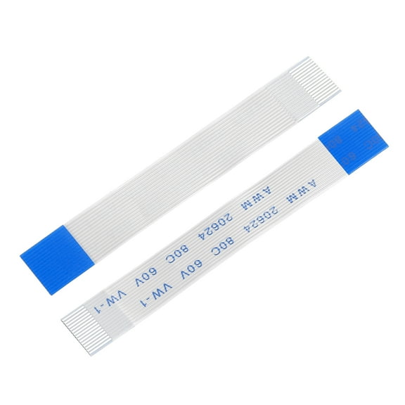 Uxcell 10pcs FFC Flexible Flat Cable, 15 Pins 0.5 mm Pitch 50mm FPC FFC Flexible Ribbon Cable for LCD TV Car Audio DVD Player Laptop (B Type)