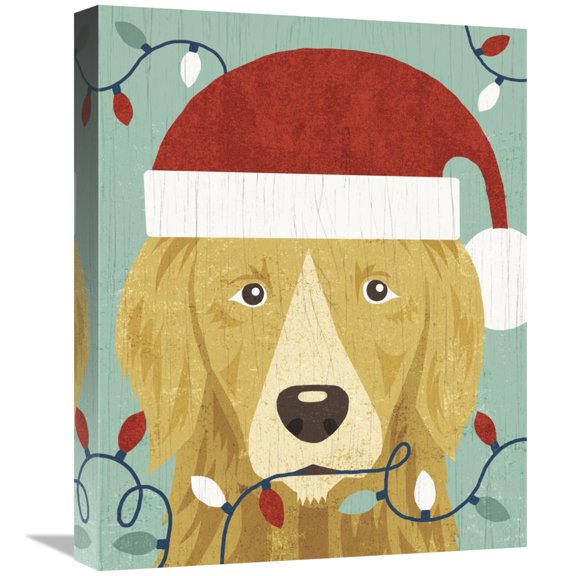 Global Gallery's 'Holiday on Wheels XIV' By Michael Mullan Stretched Canvas Wall Art