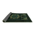 thumbnail image 2 of Ahgly Company Indoor Round Persian Turquoise Blue Traditional Area Rugs, 7' Round, 2 of 4