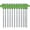 Green, variant on 12PCS 8 Inch Tent Stakes Heavy Duty, Metal Tent Pegs, Screw in Tent Stakes Heavy Duty, Galvanized Non-Rust Tent Stakes for Outdoor Camping, Garden, Canopies, Grassland.