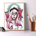 thumbnail image 1 of ZHAOCHENG Pintura de diamante 5D caliente cráneo de diamante completo belleza cabeza de calabaza serie fondo familiar decoración pintura personalización (sin marco) X0077, 1 of 5