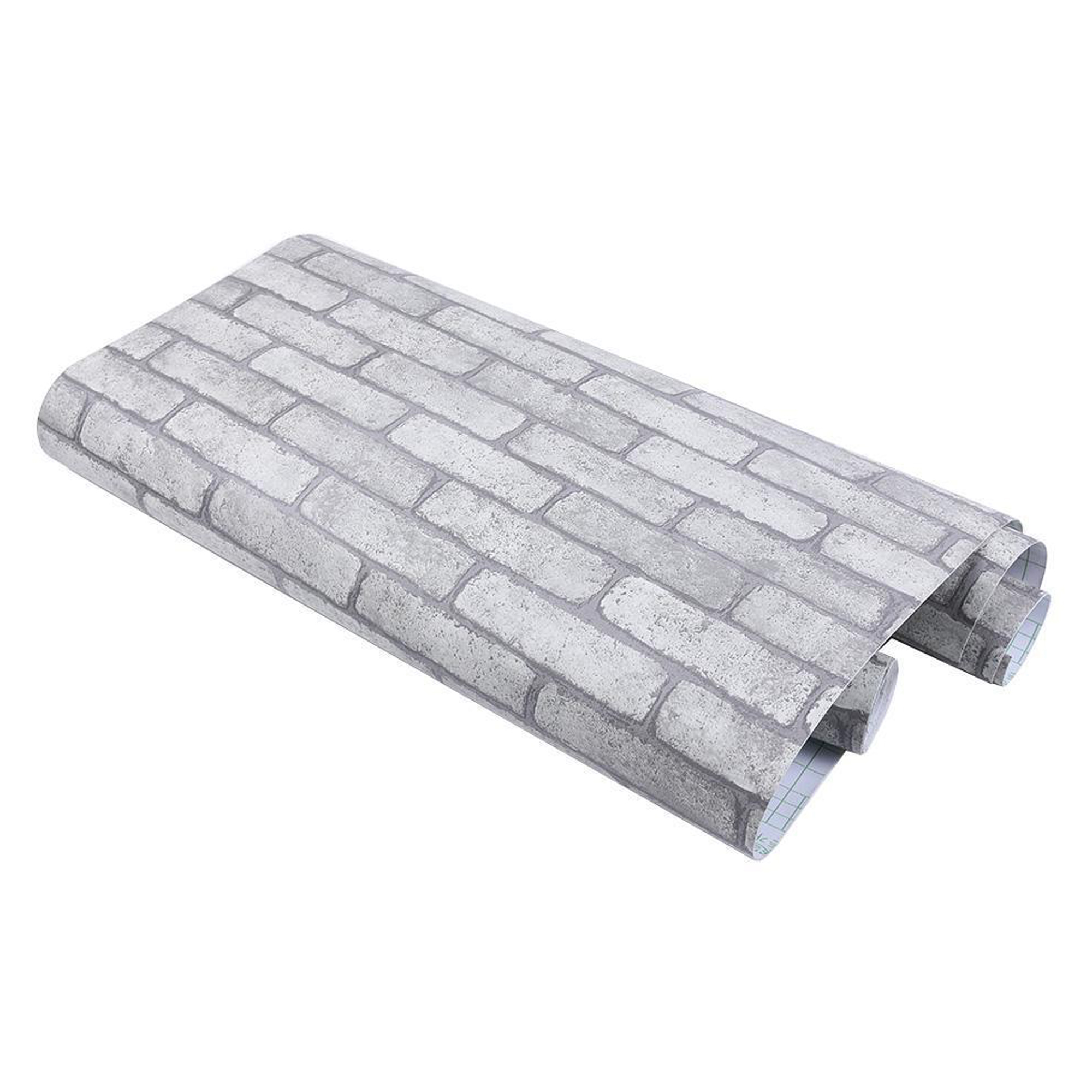 39.4''/ 196.8''/ 393.7'' 3D Brick Wallpaper, Peel and Stick Wallpaper Stone Brick Wallpaper Self Adhesive Removable Wallpaper Textured Brick Wallpaper for Background/Kitchen/Study Room - image 4 of 4