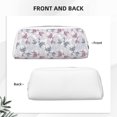 thumbnail image 5 of Uemuo Lilies Flowers Printed Leather Pencil Case, Pencil Pouch, Portable Pencil Bag, Pen Case for& Office, 5 of 7