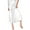White, variant on Women's High Waist Ruffle Hem Skirts OL Style Business Package Hip Skirts