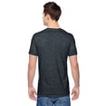 thumbnail image 2 of The Fruit of the Loom Adult 47 oz Sofspun Jersey Crew T-Shirt - HEATHER BLACK - S, 2 of 2