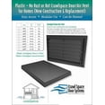 thumbnail image 4 of Crawl Space Door Systems Heavy Duty Crawl Space Door with Louvers, 12" x 32", 4 of 4