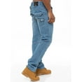 thumbnail image 2 of Enzo Mens Straight Leg Jeans Designer Denim Trousers, 2 of 7