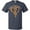 Navy Blue, variant on Leukemia Awareness with Orange Ribbon Heart T-Shirt