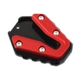 thumbnail image 4 of Zorion Motorcycle Kickstand Plate, Motorcycle Stand Pad, Enlarged Bottom Foot Extension Red, 4 of 9