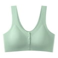 thumbnail image 2 of Gymayou Front Closure Bras for Women Ice Silk Nursing Sleep Bras Maternity Bralette Size M, 2 of 3