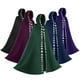 thumbnail image 2 of Trajes de Halloween para mujer, capa, disfraces de Halloween, abrigo de moda con capucha para mujer, abrigo cálido con cremallera completa, 2 of 5
