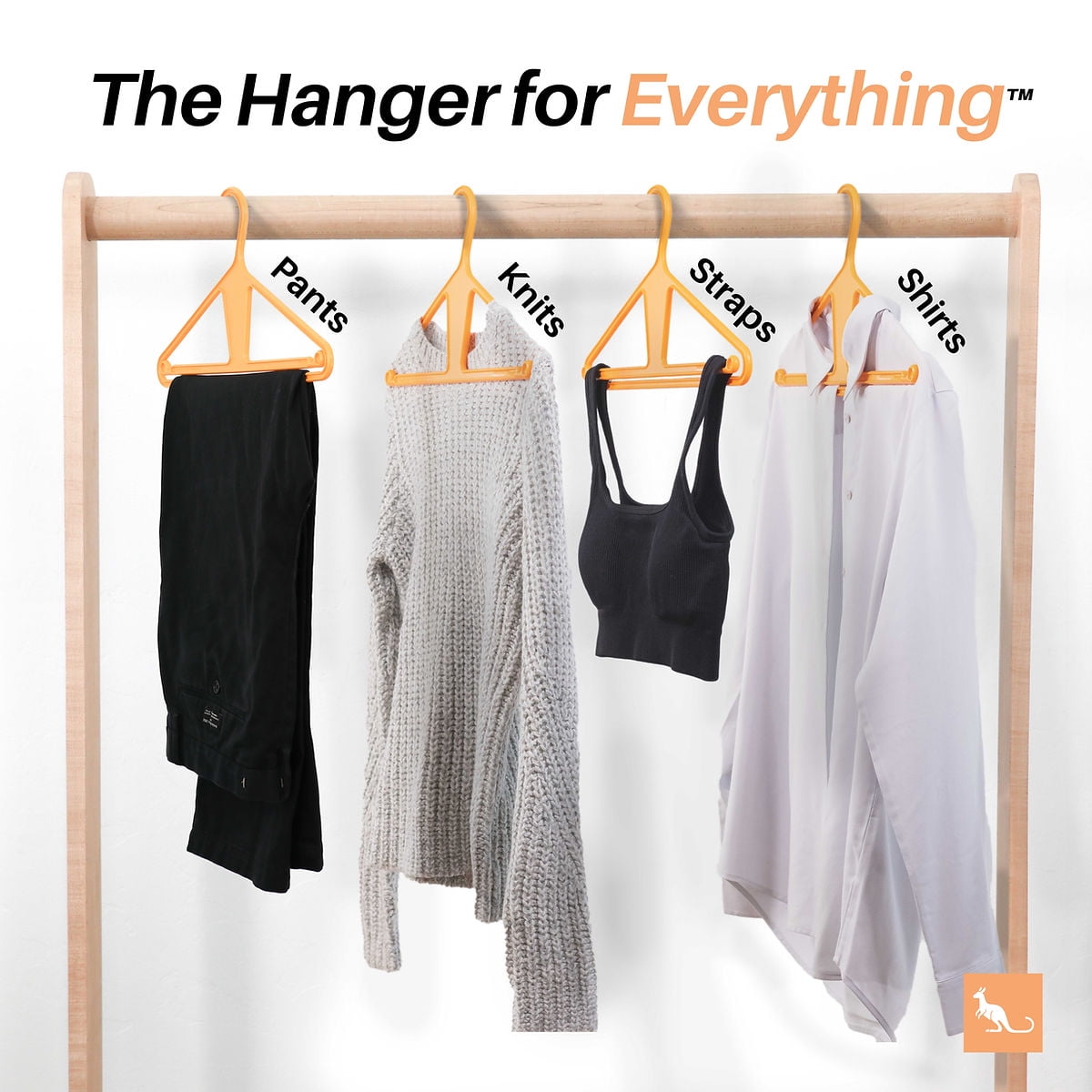 Kangaroo Hanger - Original Tangerine 30-Pack