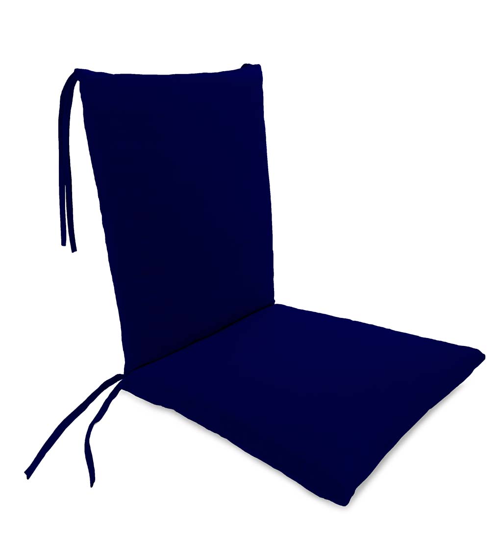 WeatherResistant Outdoor Rocker Chair Cushion with Ties