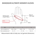 thumbnail image 2 of BASSDASH ALTIMATE UPF 50+ Women’s Fishing Gloves UV Sun Protection Fingerless Gloves for Kayaking Paddling Hiking Cycling Driving Shooting Training, 2 of 4