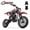 Red, variant on QEASET Mini Bicycles Ride-On Toy, 39cc 4-Stroke Gas Powered Off-Road Motorcycle with Rear Suspension & Disc Brakes, 18 MPH Top Speed, Supports Up to 165 lbs, Green