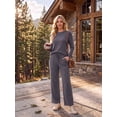 thumbnail image 3 of Cueply 2 Piece Sets for Women Outfits Casual Long Sleeve Lounge Matching Sets Clothing with Pockets, 3 of 9