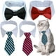 thumbnail image 1 of Piezas Mascotas Perro Gato Pajarita Disfraz de Mascota Corbata Formal Collar Ajustable para Gatos Perros Pequeños Cachorros Accesorios de Aseo (L), 1 of 4