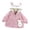 Purple, variant on Baby Girls Hooded Coat Bunny Ear Fleece Zip Up Jacket Toddler Kids Warm Winter Outwear 12 18 Months (White,12-18 Months)