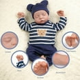 thumbnail image 6 of RSG 17-Inch Lifelike Reborn Baby Dolls Boys - Real Baby Feeling Realistic-Newborn Baby Dolls Full Body Vinyl Anatomically Correct, 6 of 6