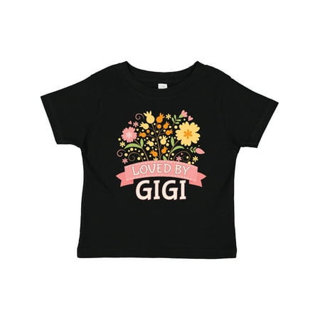 

Inktastic Grandchild Loved by Gigi Grandma Gift Baby Girl T-Shirt