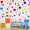 Rainbow, variant on Neasyth Polka Dot Wall Decals Boho Round Circle Rainbow Wall Stickers for Girls Playroom Nursery Classroom