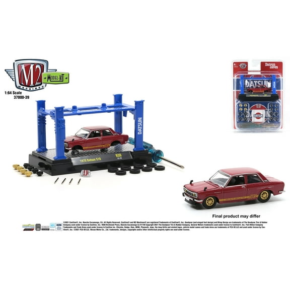 M2 Machines 1:64 Model Kit Release 39 1970 Datsun 510