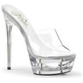 thumbnail image 2 of 6 1/2" Heel, 1 3/4"Cut-Out PF Slide - Clr/Clr, 8, 2 of 2