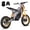 Black, variant on QEASET Dirt Bike DZ009 Electric-Powered Dirt Bike - Peak-3000W 48V 30AH Teens Adults Electric Dirt Bike, Max 42Mph, Gold for 16+
