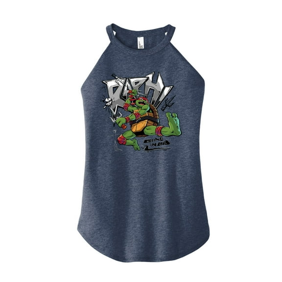 Teenage Mutant Ninja Turtles: Mutant Mayhem - Raphael Going In Loud - Juniors High Neck Tank Top