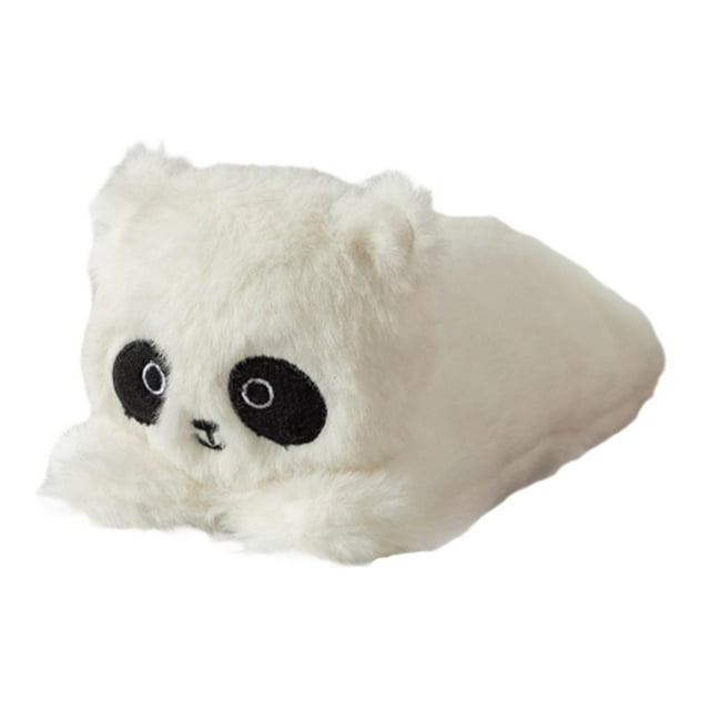 Estuche para lápices de animales de peluche, juguete de peluche portátil con bolsa con cremallera, estuche para lápices Panda