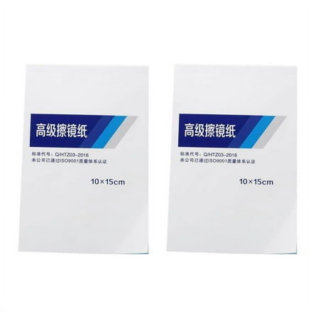 2X Camera Cleaning Paper Cleaner Lens Tissue 100 Sheets