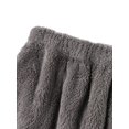 thumbnail image 4 of Opperiaya Women Plush Casual Pants, Elastic Leg Simple Style Solid Color, 4 of 6
