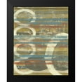 thumbnail image 2 of Goldberger, Jennifer 20x24 Black Modern Framed Museum Art Print Titled - Textured Orbs II, 2 of 5