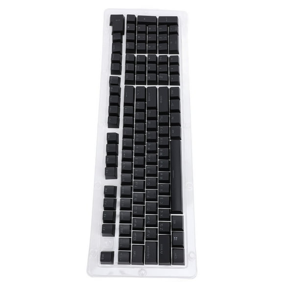 112 Keys Arabic Keyboard Keycaps Set, Minimalist Style ABS Material, for Backlit Keyboards, Arabic Alphabet Input, for 61 64 68 84 87 96 98 100 104 108 Keyboards