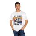 thumbnail image 4 of Humorous Vintage Driving Automobile Pickup Truck Enthusiast Hilarious Trucks Mechanic Repairmen Racers Lover Unisex Garment-Dyed T-shirt, 4 of 4