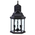 thumbnail image 4 of Hampton Bay 9.5" 2 Light Oil Rubbed Bronze Outdoor Lantern Fixed FlameTip, 4 of 6