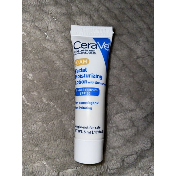 CeraVe Facial Moisturizing Lotion AM SPF 30 5ml 0.17oz Mini Sample Size New 7/25